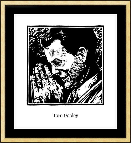 Wall Frame Gold, Matted - Tom Dooley by J. Lonneman
