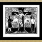 Wall Frame Gold, Matted - Tree of Life by J. Lonneman