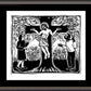Wall Frame Espresso, Matted - Tree of Life by J. Lonneman