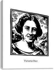 Canvas Print - Victoria Díez by J. Lonneman