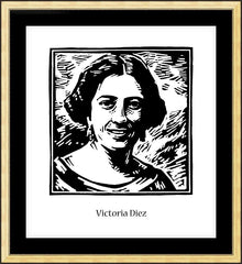 Wall Frame Gold - Victoria Díez by J. Lonneman