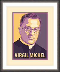 Wall Frame Espresso - Virgil Michel by J. Lonneman