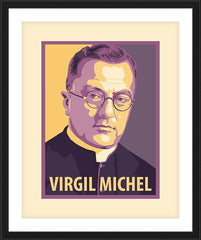 Wall Frame Black - Virgil Michel by J. Lonneman