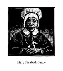 Acrylic Print - Ven. Mary Elizabeth Lange by J. Lonneman