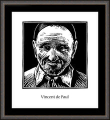 Wall Frame Espresso - St. Vincent de Paul by J. Lonneman