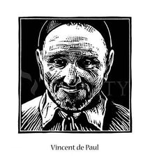 Acrylic Print - St. Vincent de Paul by J. Lonneman