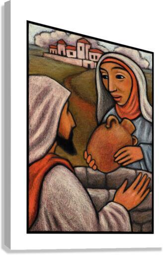 Canvas Print - Lent, 3rd Sunday - Woman at the Well by J. Lonneman