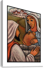 Canvas Print - Lent, 3rd Sunday - Woman at the Well by J. Lonneman