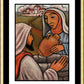 Wall Frame Gold, Matted - Lent, 3rd Sunday - Woman at the Well by J. Lonneman