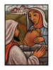 Metal Print - Lent, 3rd Sunday - Woman at the Well by Julie Lonneman - Trinity Stores