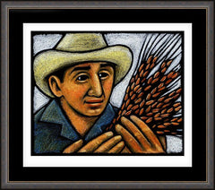 Wall Frame Espresso - They Will Inherit the Earth by J. Lonneman