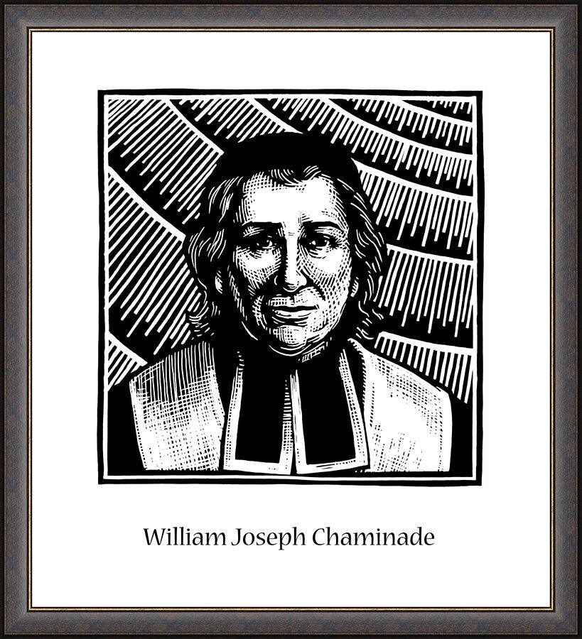 Wall Frame Espresso - Bl. William Joseph Chaminade by J. Lonneman