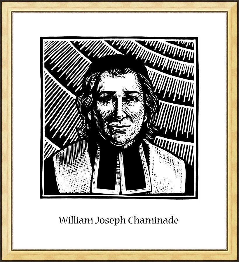 Wall Frame Gold - Bl. William Joseph Chaminade by Julie Lonneman - Trinity Stores