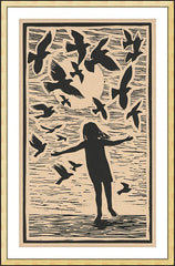 Wall Frame Gold - Wings by J. Lonneman