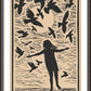 Wall Frame Espresso, Matted - Wings by Julie Lonneman - Trinity Stores
