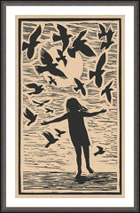 Wall Frame Espresso - Wings by J. Lonneman
