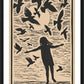 Wall Frame Black, Matted - Wings by Julie Lonneman - Trinity Stores