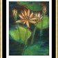 Wall Frame Gold, Matted - Waterlilies by J. Lonneman