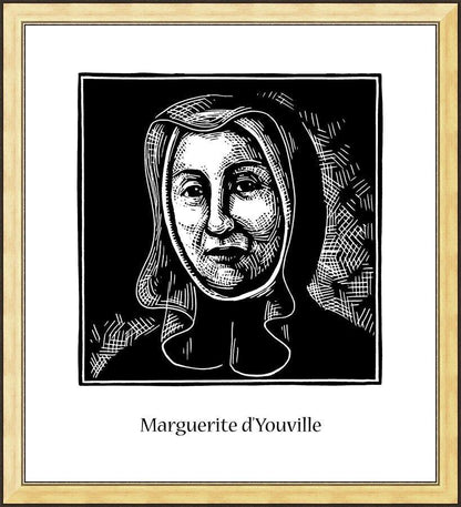 Wall Frame Gold - St. Marguerite d'Youville by Julie Lonneman - Trinity Stores
