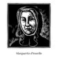Wall Frame Black, Matted - St. Marguerite d'Youville by Julie Lonneman - Trinity Stores