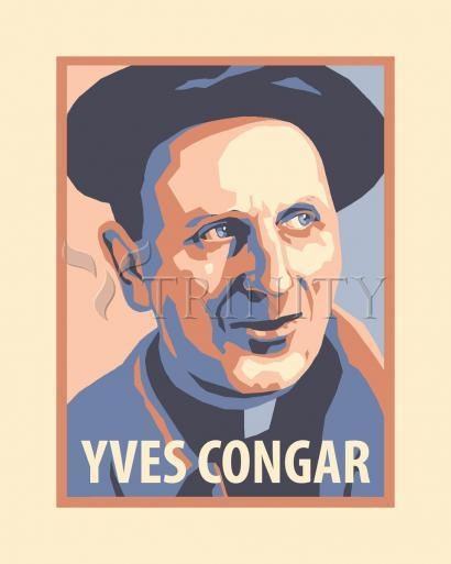 Acrylic Print - Yves Congar by Julie Lonneman - Trinity Stores