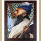 Wall Frame Gold, Matted - St. Abraham by L. Glanzman