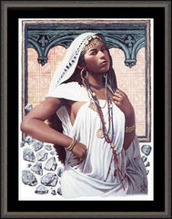 Wall Frame Espresso - Adulteress by L. Glanzman