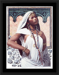 Wall Frame Black - Adulteress by L. Glanzman