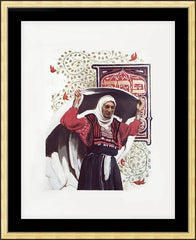 Wall Frame Gold - St. Anna the Prophetess by L. Glanzman