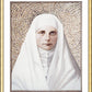 Wall Frame Gold, Matted - Blessed Virgin Mary by L. Glanzman