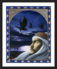 Wall Frame Black - Elijah by L. Glanzman