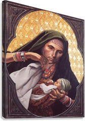 Canvas Print - St. Elizabeth, Mother of John the Baptizer by L. Glanzman