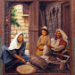 Wall Frame Espresso, Matted - Holy Family by Louis Glanzman - Trinity Stores