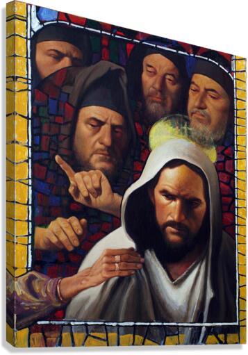 Canvas Print - Jesus' Foes by L. Glanzman