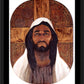 Wall Frame Black, Matted - Jesus by L. Glanzman