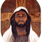 Wall Frame Black, Matted - Jesus by Louis Glanzman - Trinity Stores