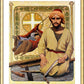 Wall Frame Gold, Matted - St. Joseph by L. Glanzman
