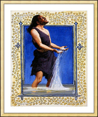 Wall Frame Gold - St. John the Baptist by L. Glanzman