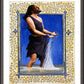 Wall Frame Espresso, Matted - St. John the Baptist by Louis Glanzman - Trinity Stores