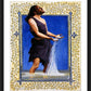 Wall Frame Black, Matted - St. John the Baptist by Louis Glanzman - Trinity Stores