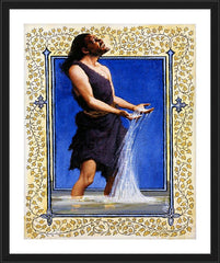 Wall Frame Black - St. John the Baptist by L. Glanzman