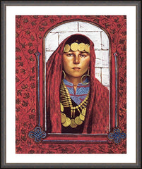 Wall Frame Espresso - St. Mary Magdalene by L. Glanzman
