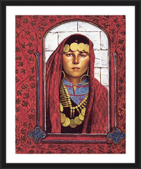 Wall Frame Black - St. Mary Magdalene by L. Glanzman