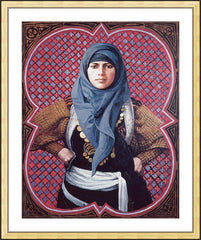 Wall Frame Gold - St. Martha by L. Glanzman