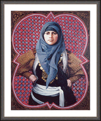 Wall Frame Espresso - St. Martha by L. Glanzman