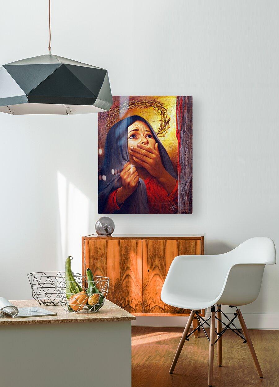 Metal Print - Mary at the Cross by Louis Glanzman - Trinity Stores