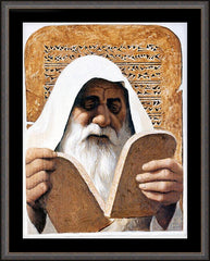Wall Frame Espresso - Moses by L. Glanzman