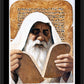 Wall Frame Black, Matted - Moses by L. Glanzman