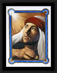 Wall Frame Black - St. Matthew by L. Glanzman