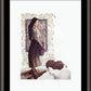 Wall Frame Espresso, Matted - Samaritan Woman by L. Glanzman